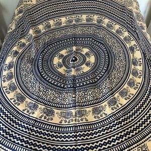Blue Elephant Tapestry